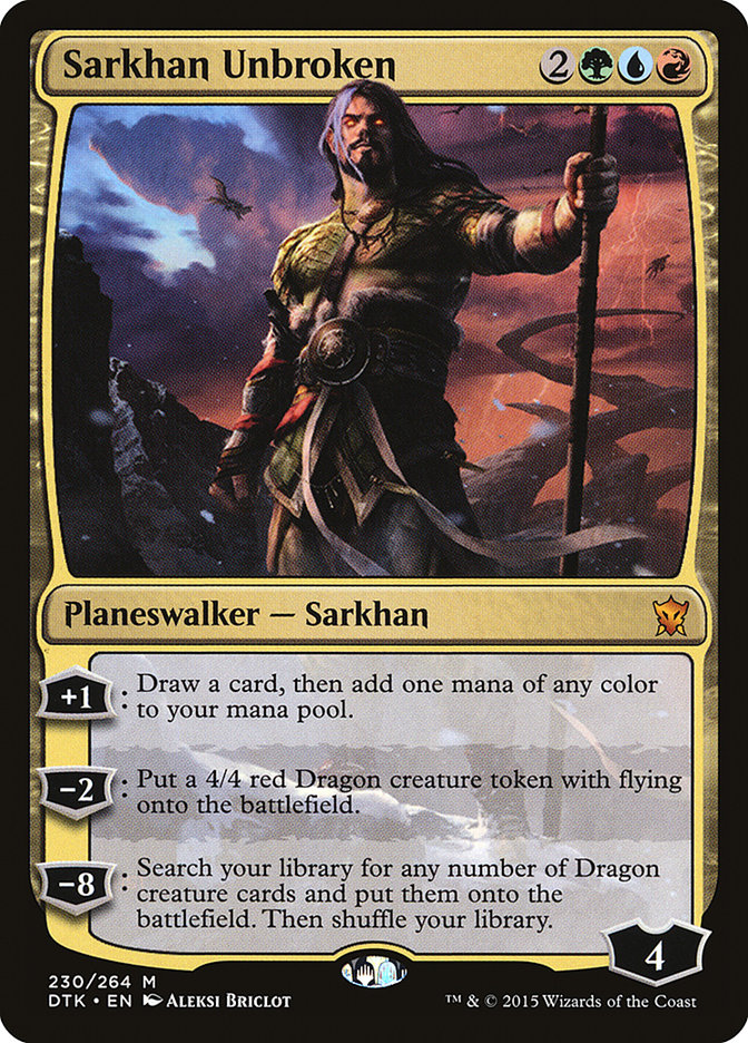 Sarkhan Unbroken [Dragons of Tarkir] MTG Single Magic: The Gathering    | Red Claw Gaming