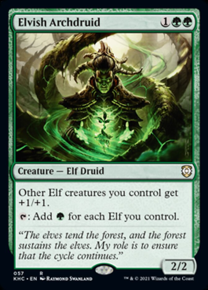 Elvish Archdruid [Kaldheim Commander] MTG Single Magic: The Gathering    | Red Claw Gaming