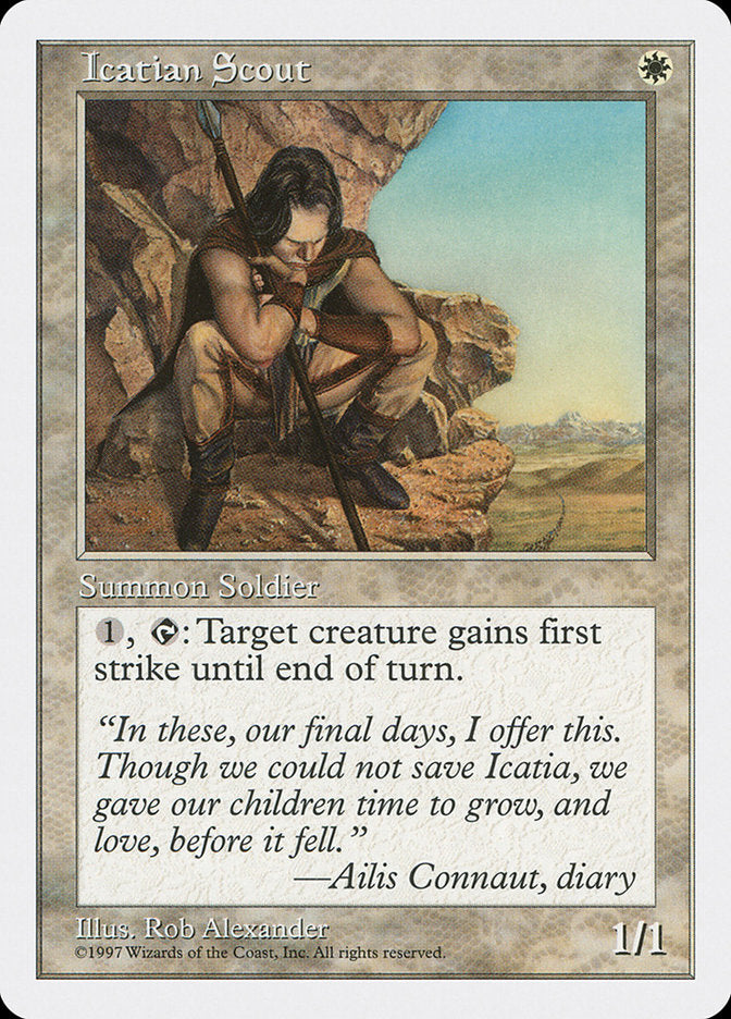 Icatian Scout [Fifth Edition] MTG Single Magic: The Gathering    | Red Claw Gaming