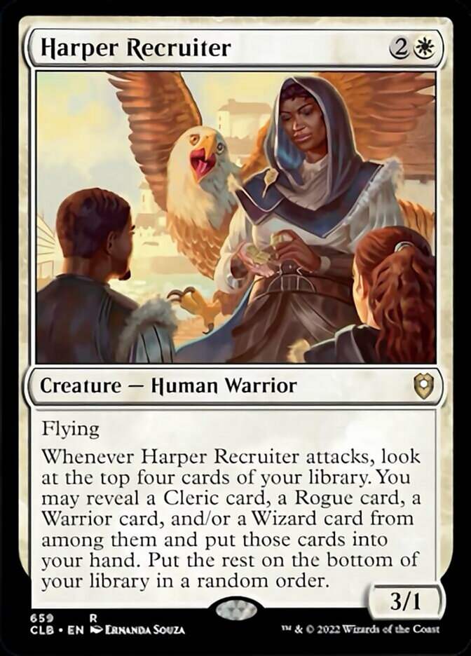 Harper Recruiter [Commander Legends: Battle for Baldur's Gate] MTG Single Magic: The Gathering    | Red Claw Gaming