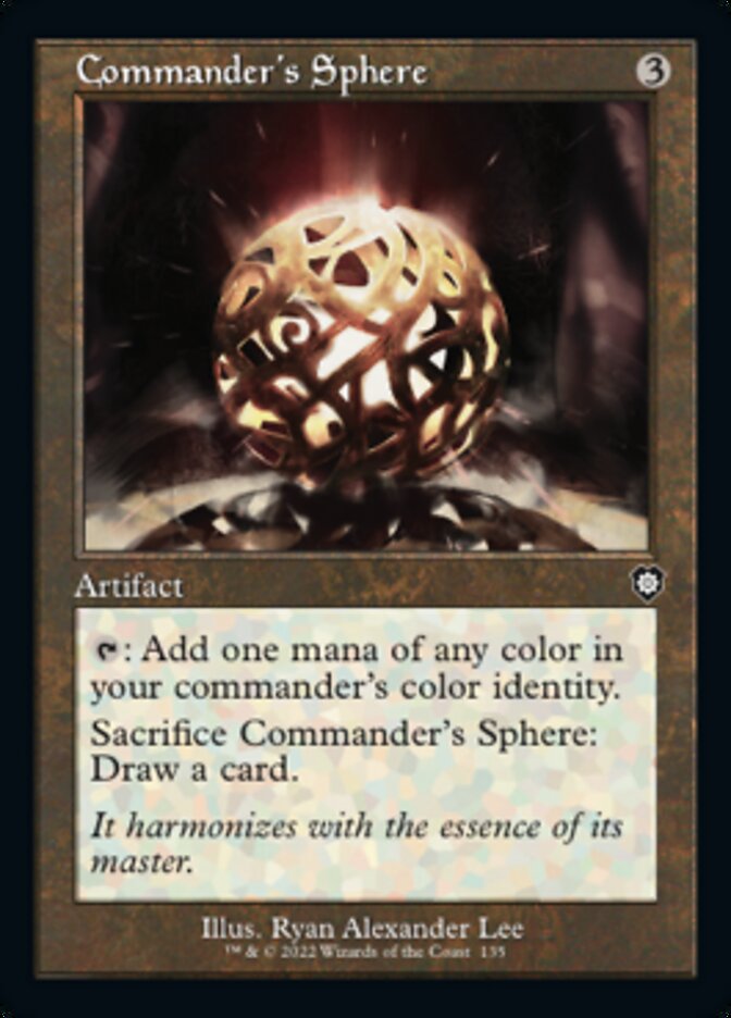 Commander's Sphere (Retro) [The Brothers' War Commander] MTG Single Magic: The Gathering    | Red Claw Gaming