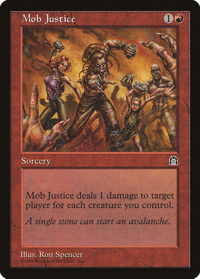 Mob Justice [Stronghold] MTG Single Magic: The Gathering    | Red Claw Gaming