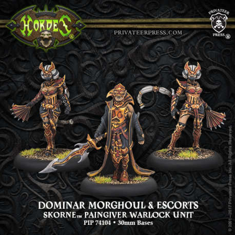 Skorne Dominar Morghoul and Escorts Miniatures Clearance    | Red Claw Gaming