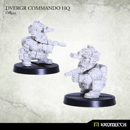 Dvergr Commando HQ (3) Minatures Kromlech    | Red Claw Gaming