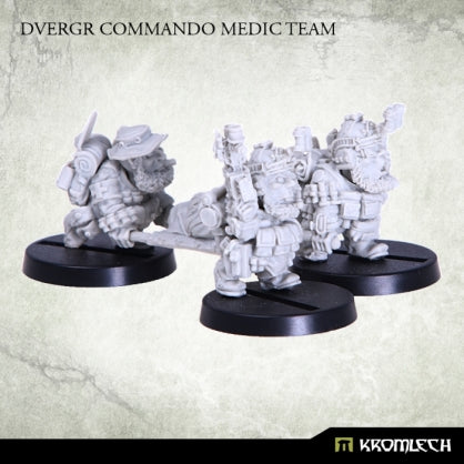 Dvergr Commando Medic Team (4) Minatures Kromlech    | Red Claw Gaming