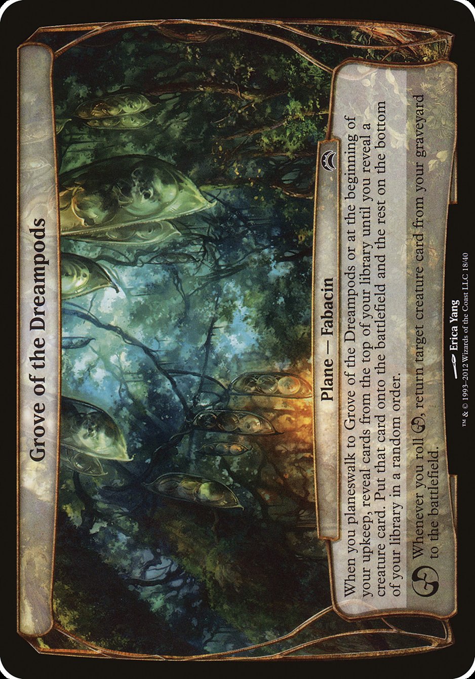 Grove of the Dreampods (Planes) [Planechase 2012 Planes] MTG Single Magic: The Gathering    | Red Claw Gaming