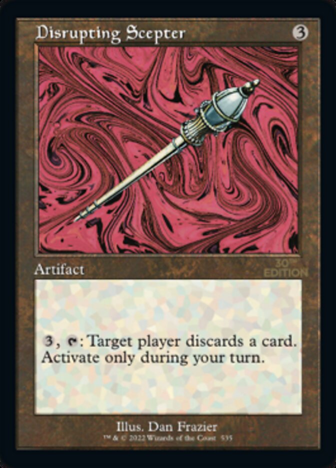 Disrupting Scepter (Retro) [30th Anniversary Edition] MTG Single Magic: The Gathering    | Red Claw Gaming