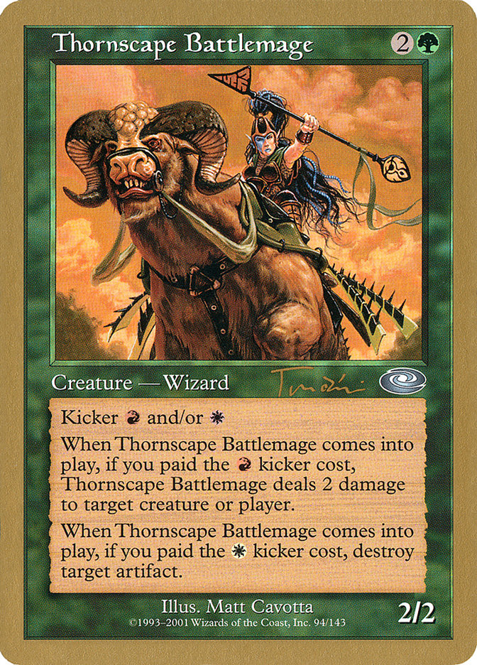 Thornscape Battlemage (Jan Tomcani) [World Championship Decks 2001] MTG Single Magic: The Gathering    | Red Claw Gaming