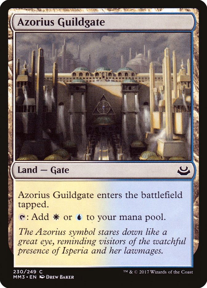 Azorius Guildgate [Modern Masters 2017] MTG Single Magic: The Gathering    | Red Claw Gaming