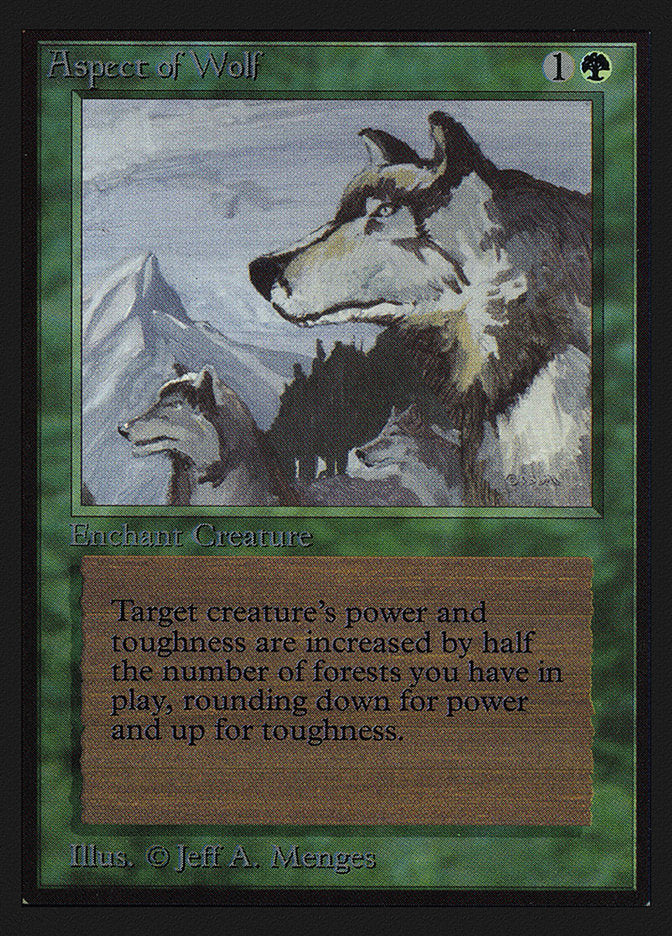 Aspect of Wolf [International Collectors' Edition] MTG Single Magic: The Gathering    | Red Claw Gaming