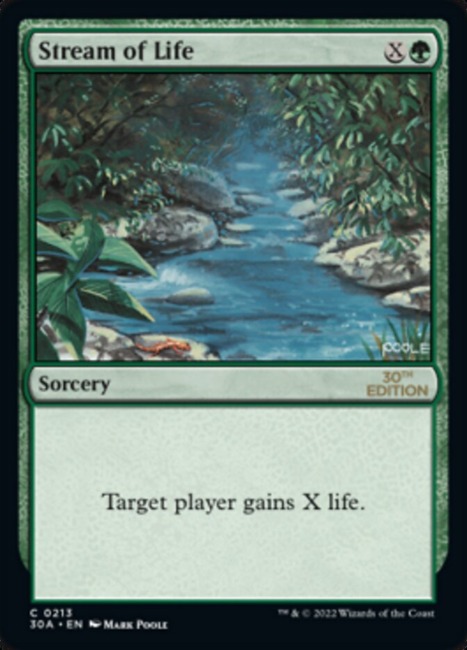 Stream of Life [30th Anniversary Edition] MTG Single Magic: The Gathering    | Red Claw Gaming