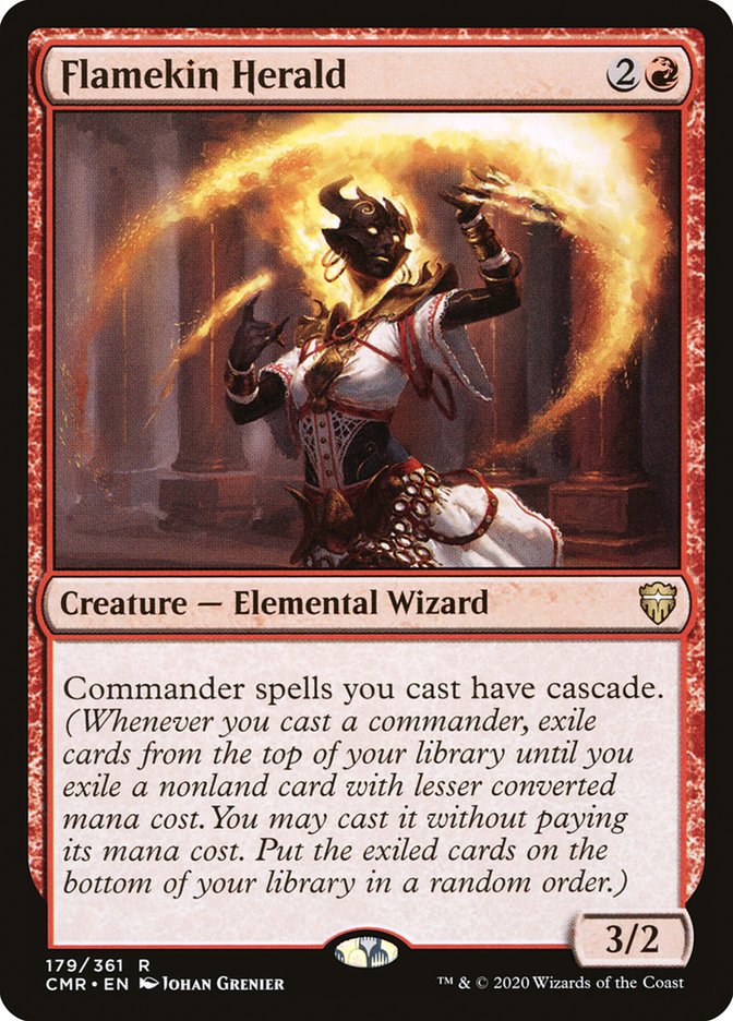 Flamekin Herald [Commander Legends] MTG Single Magic: The Gathering    | Red Claw Gaming