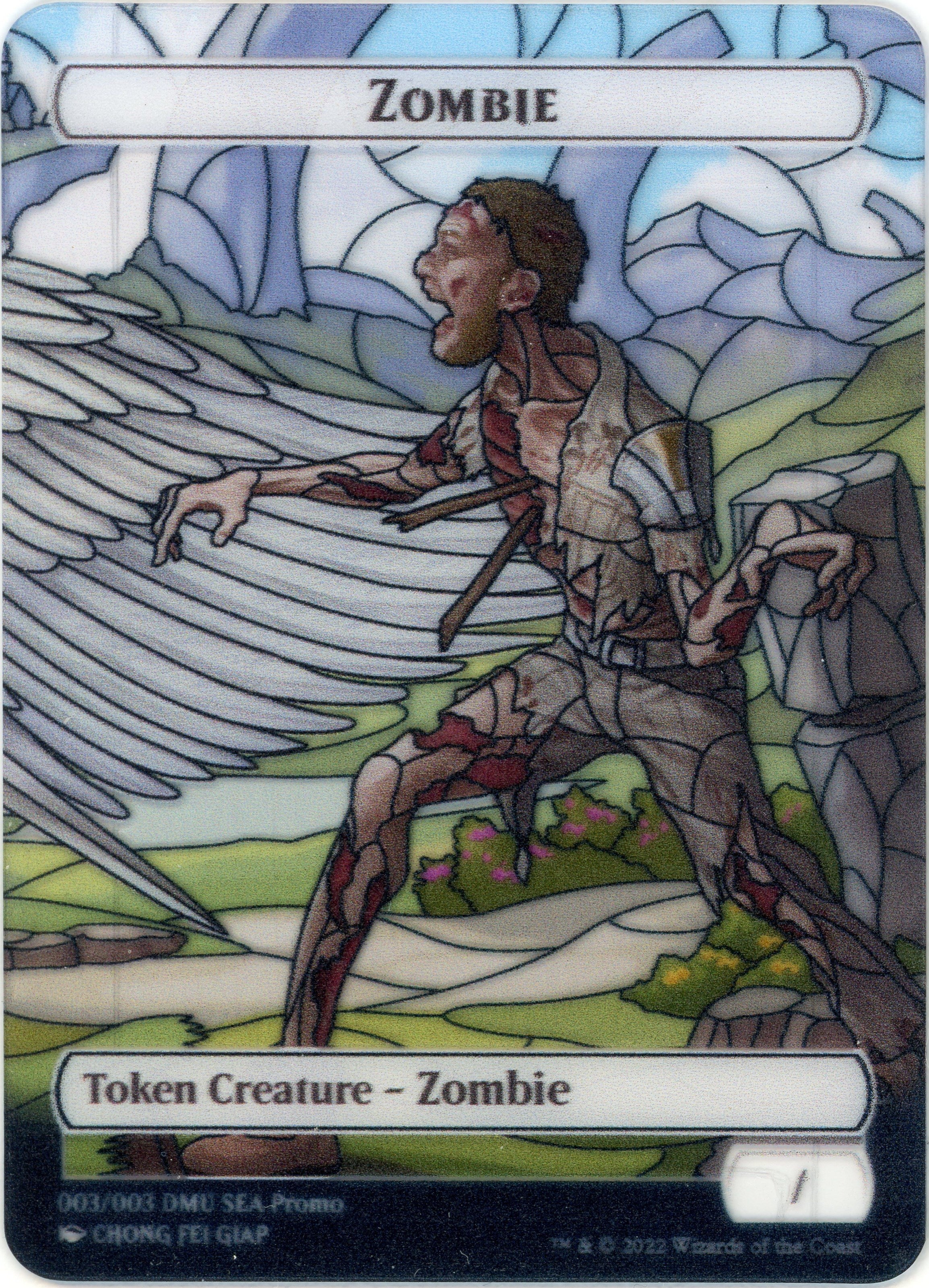 Zombie Token (SEA Exclusive) [Dominaria United Tokens] MTG Single Magic: The Gathering    | Red Claw Gaming