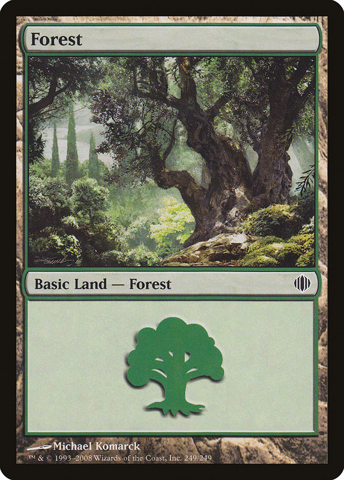 Forest (249) [Shards of Alara] MTG Single Magic: The Gathering    | Red Claw Gaming