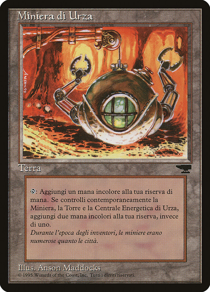 Urza's Mine (Mouth) (Italian) - "Miniera di Urza" [Rinascimento] MTG Single Magic: The Gathering    | Red Claw Gaming