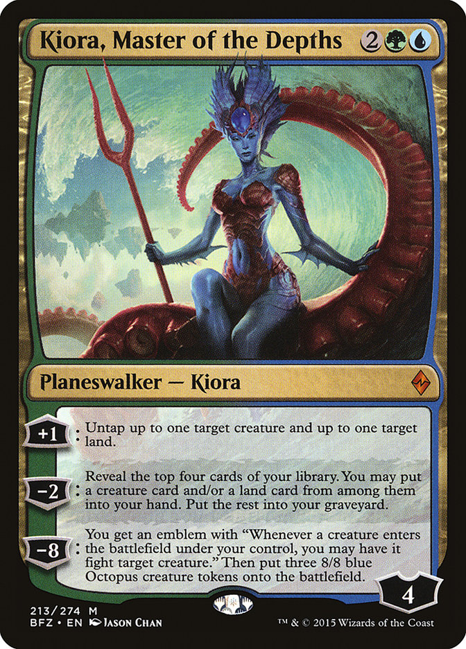 Kiora, Master of the Depths [Battle for Zendikar] MTG Single Magic: The Gathering    | Red Claw Gaming