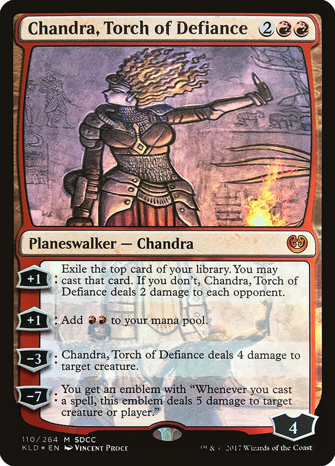 Chandra, Torch of Defiance [San Diego Comic-Con 2017] MTG Single Magic: The Gathering    | Red Claw Gaming