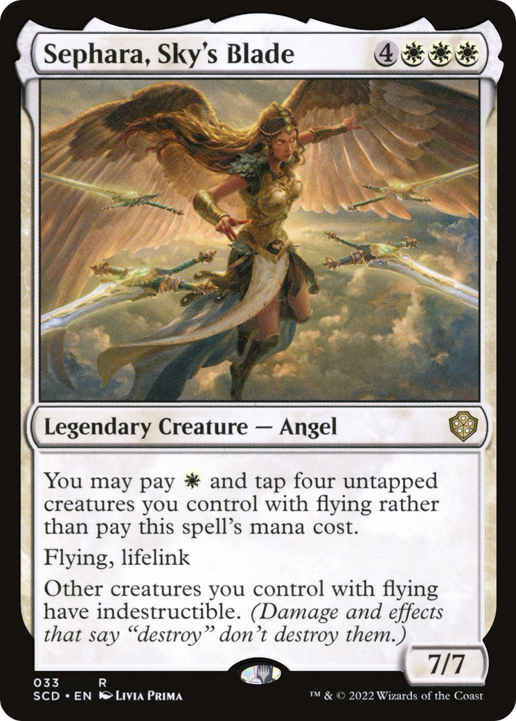 Sephara, Sky's Blade [Starter Commander Decks] MTG Single Magic: The Gathering    | Red Claw Gaming