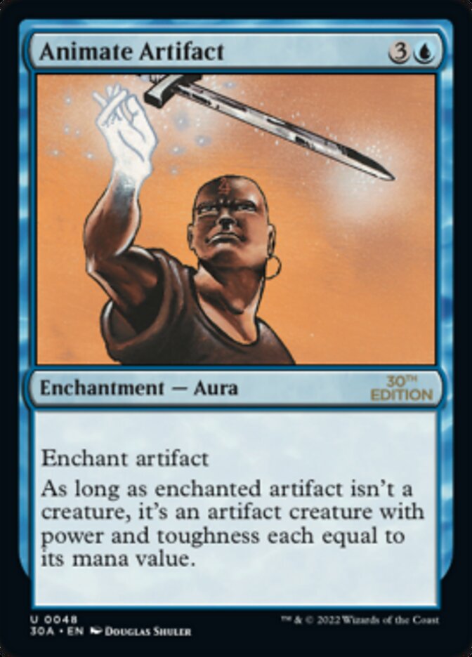 Animate Artifact [30th Anniversary Edition] MTG Single Magic: The Gathering    | Red Claw Gaming