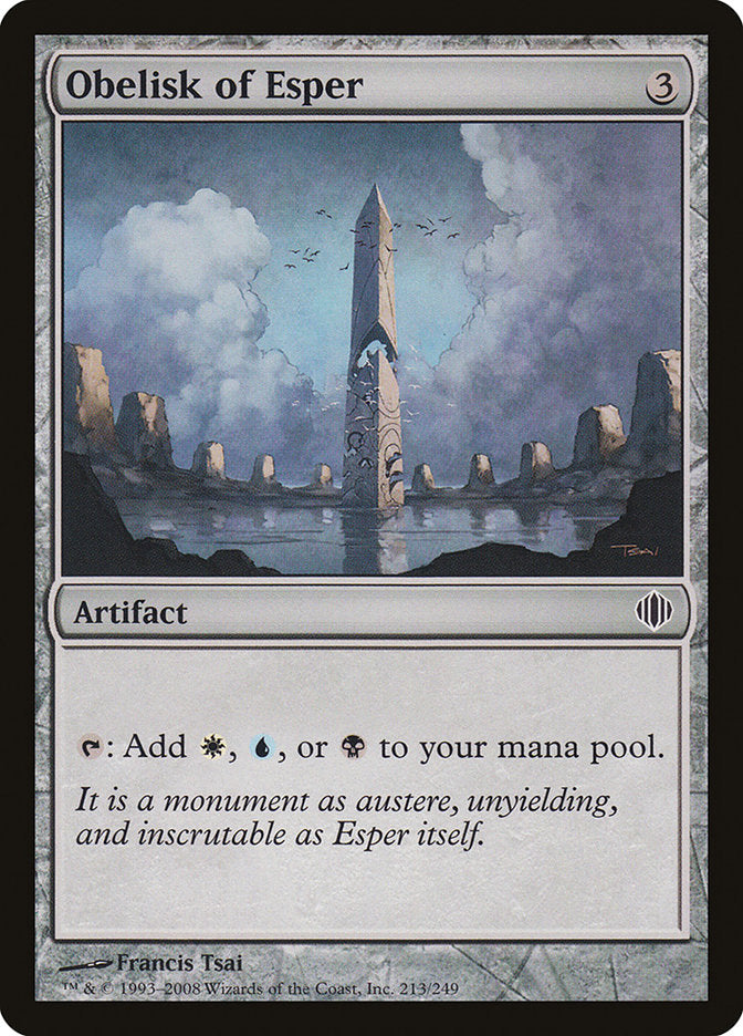 Obelisk of Esper [Shards of Alara] MTG Single Magic: The Gathering    | Red Claw Gaming