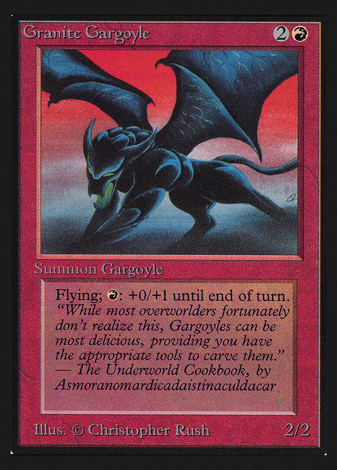 Granite Gargoyle [International Collectors' Edition] MTG Single Magic: The Gathering    | Red Claw Gaming