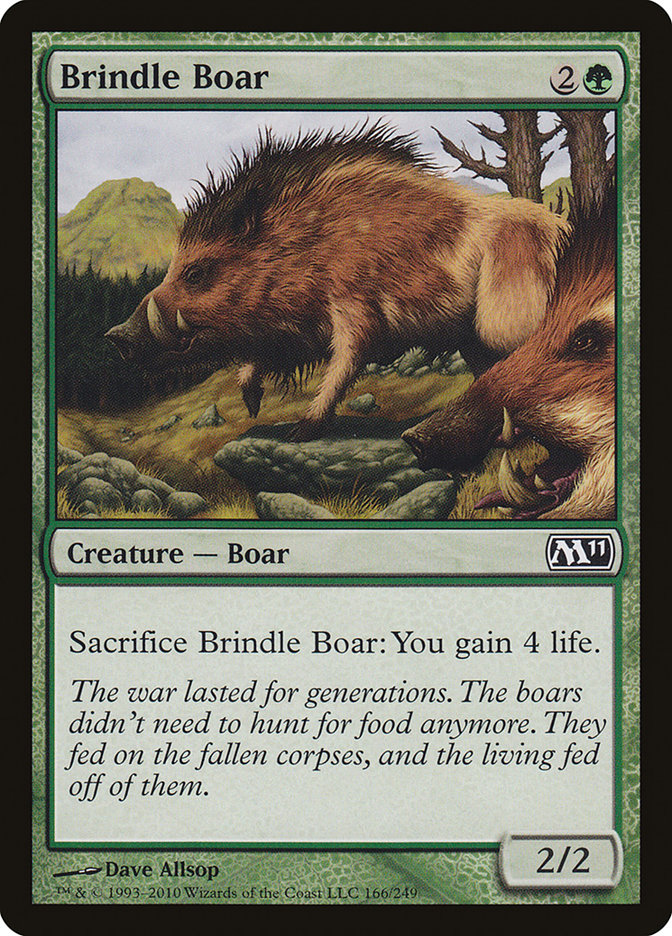 Brindle Boar [Magic 2011] MTG Single Magic: The Gathering    | Red Claw Gaming