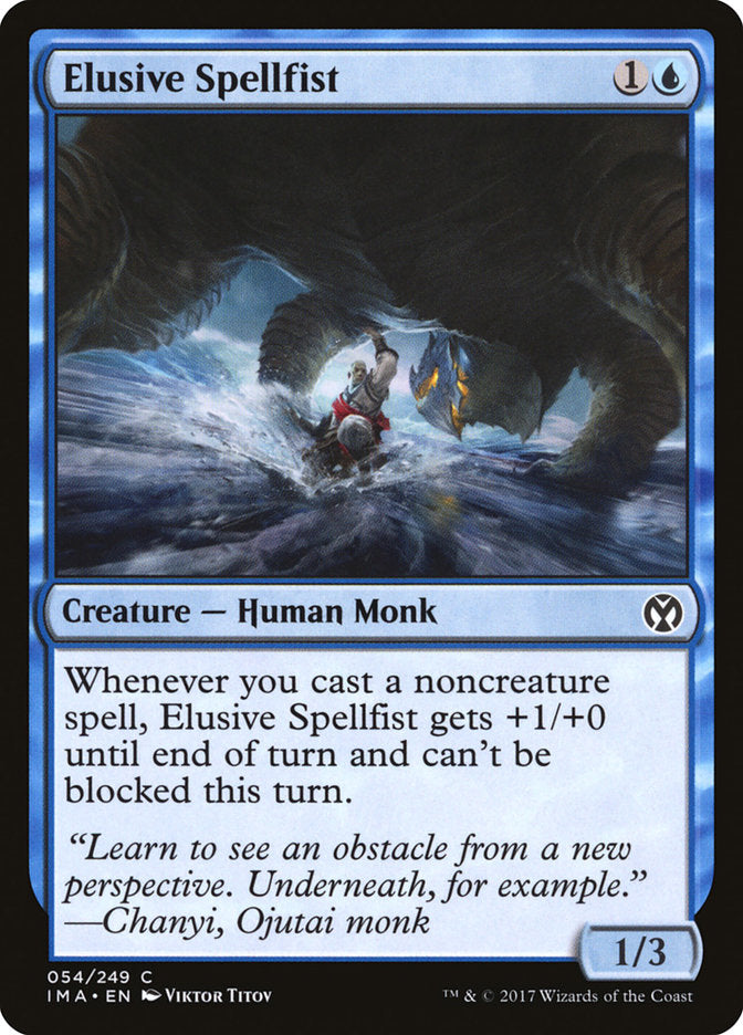 Elusive Spellfist [Iconic Masters] MTG Single Magic: The Gathering    | Red Claw Gaming