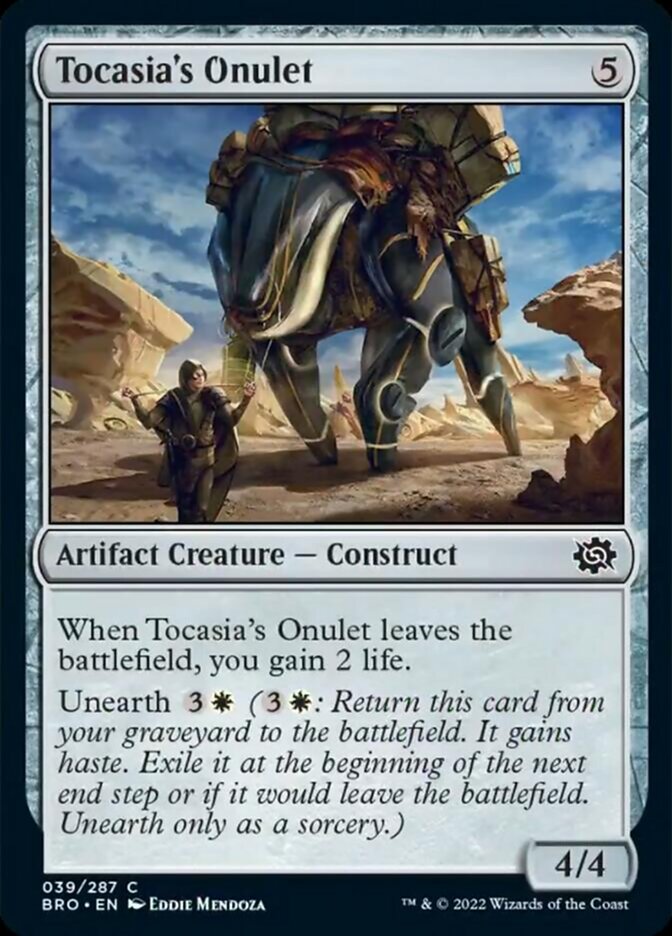 Tocasia's Onulet [The Brothers' War] MTG Single Magic: The Gathering    | Red Claw Gaming