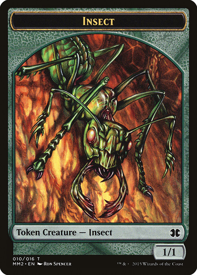 Insect Token [Modern Masters 2015 Tokens] MTG Single Magic: The Gathering    | Red Claw Gaming