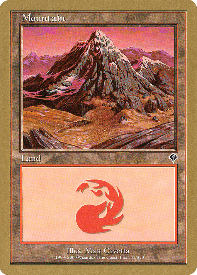 Mountain (jt343a) (Jan Tomcani) (INV) [World Championship Decks 2001] MTG Single Magic: The Gathering    | Red Claw Gaming