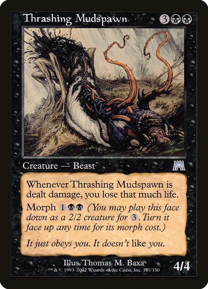 Thrashing Mudspawn [Onslaught] MTG Single Magic: The Gathering    | Red Claw Gaming