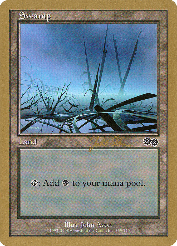 Swamp (js339) (Jakub Slemr) [World Championship Decks 1999] MTG Single Magic: The Gathering    | Red Claw Gaming