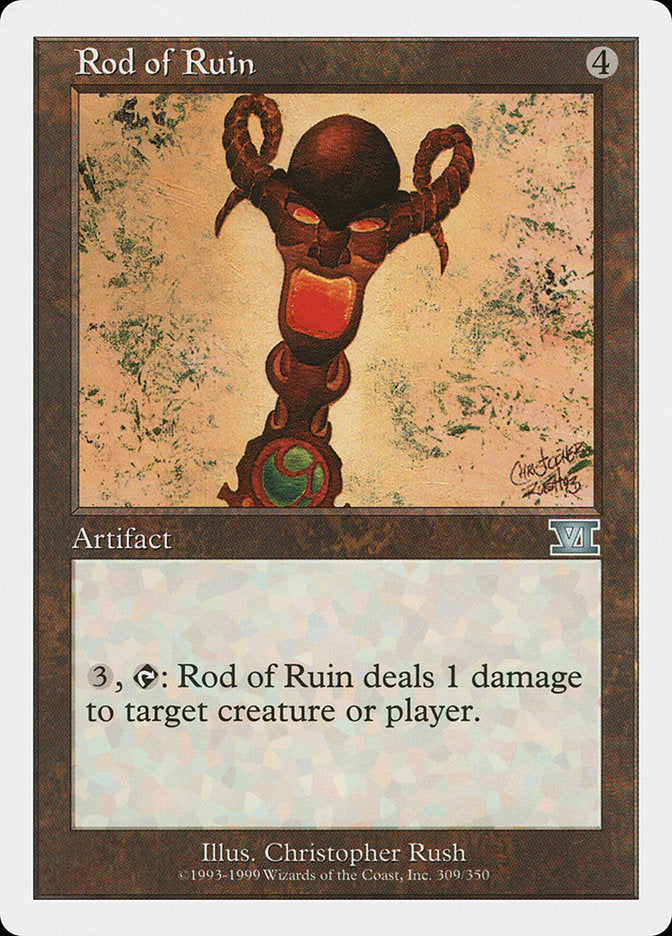 Rod of Ruin [Classic Sixth Edition] MTG Single Magic: The Gathering    | Red Claw Gaming