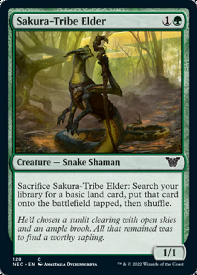 Sakura-Tribe Elder [Kamigawa: Neon Dynasty Commander] MTG Single Magic: The Gathering    | Red Claw Gaming