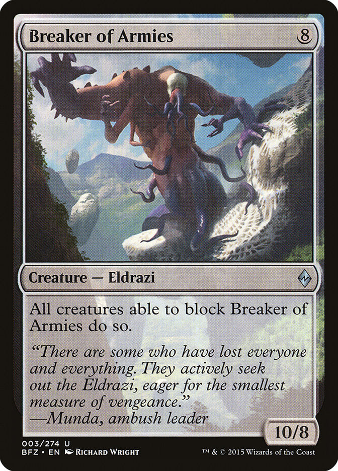 Breaker of Armies [Battle for Zendikar] MTG Single Magic: The Gathering    | Red Claw Gaming