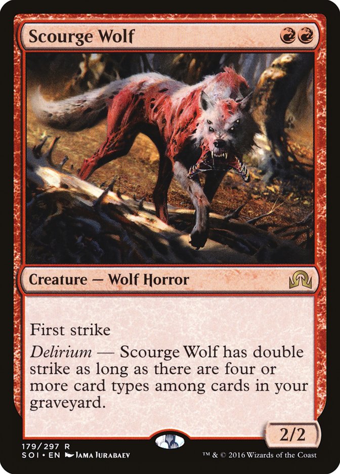 Scourge Wolf [Shadows over Innistrad] MTG Single Magic: The Gathering    | Red Claw Gaming