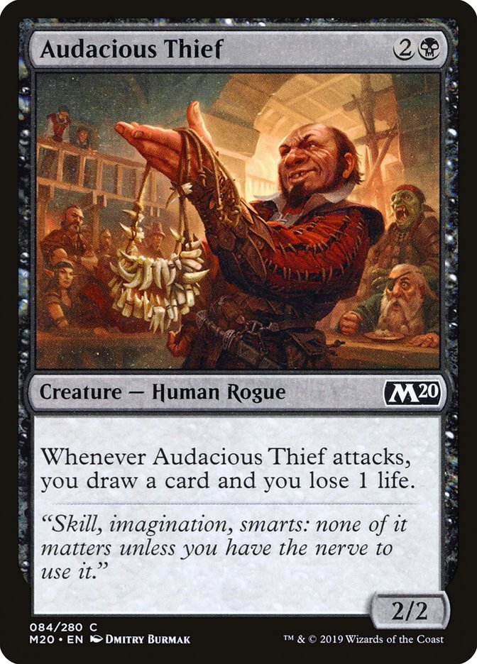 Audacious Thief [Core Set 2020] MTG Single Magic: The Gathering    | Red Claw Gaming