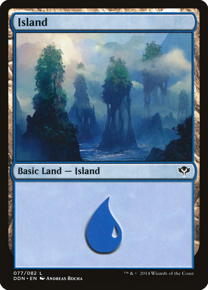 Island (77) [Duel Decks: Speed vs. Cunning] MTG Single Magic: The Gathering    | Red Claw Gaming