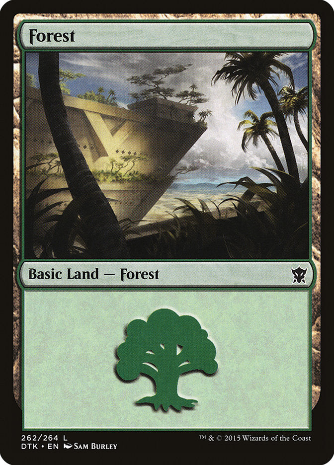 Forest (262) [Dragons of Tarkir] MTG Single Magic: The Gathering    | Red Claw Gaming