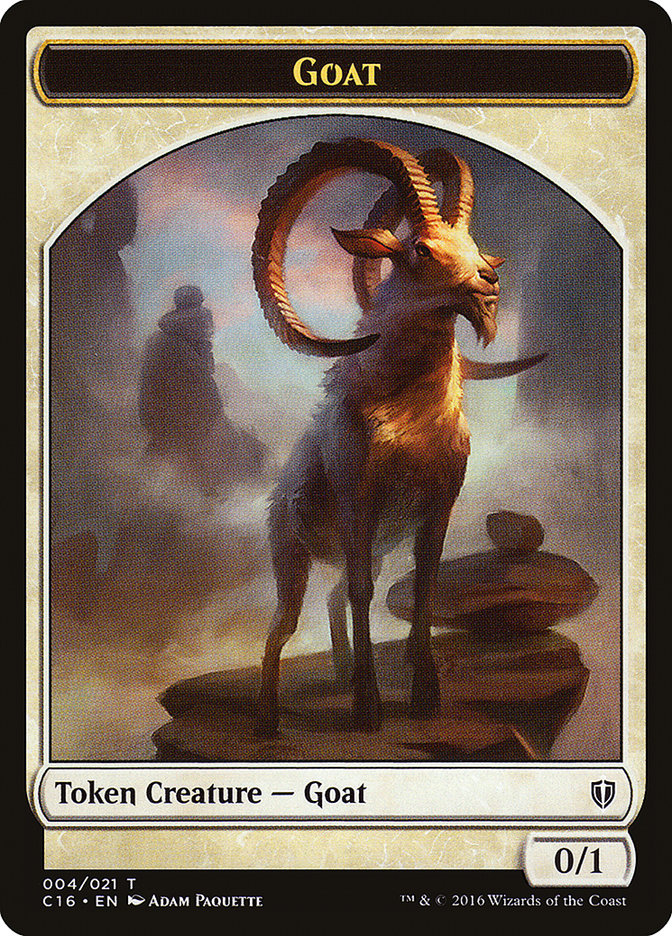 Goat // Thopter Double-Sided Token [Commander 2016 Tokens] MTG Single Magic: The Gathering    | Red Claw Gaming