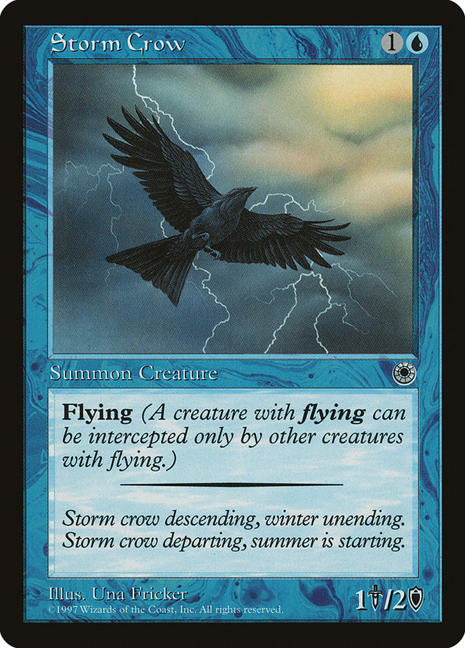 Storm Crow [Portal Demo Game] MTG Single Magic: The Gathering    | Red Claw Gaming