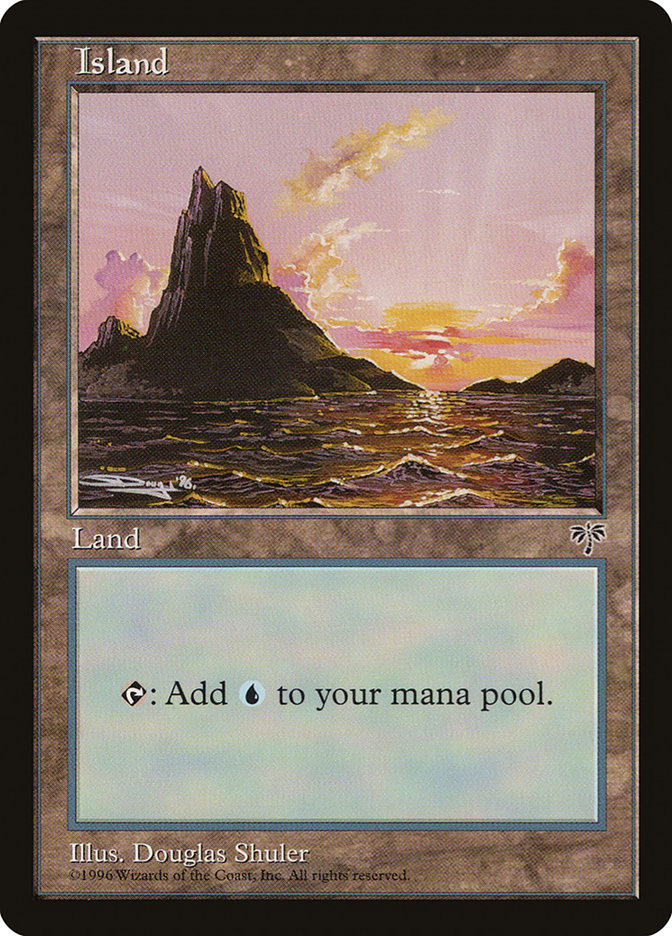 Island (Sunset) [Mirage] MTG Single Magic: The Gathering    | Red Claw Gaming