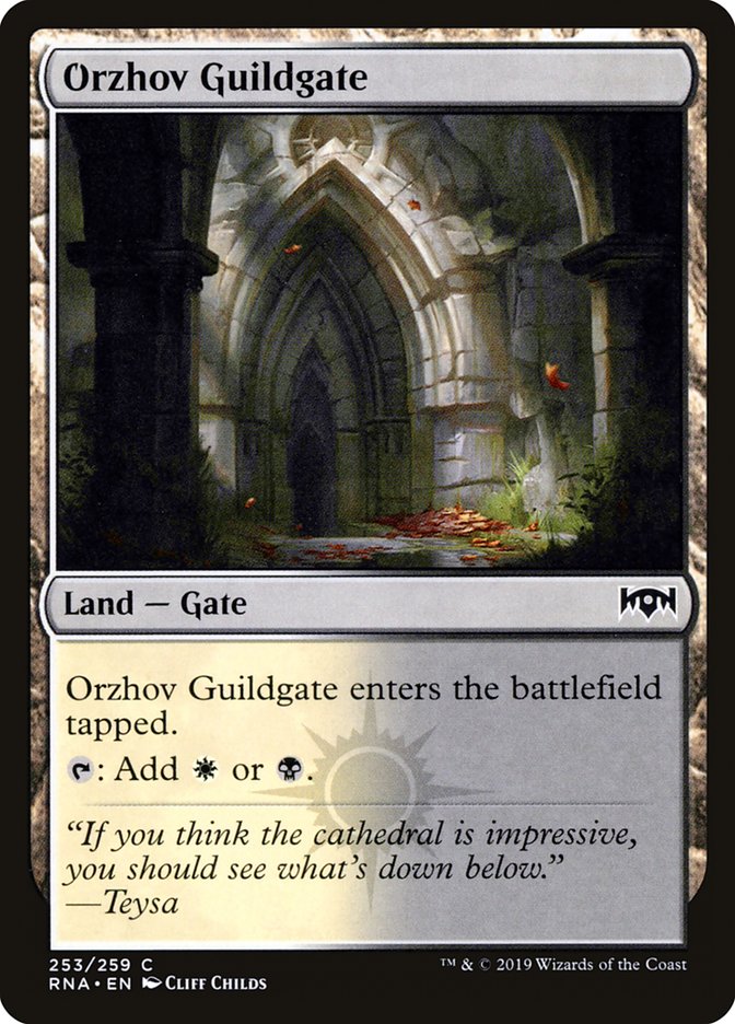 Orzhov Guildgate (253/259) [Ravnica Allegiance] MTG Single Magic: The Gathering    | Red Claw Gaming