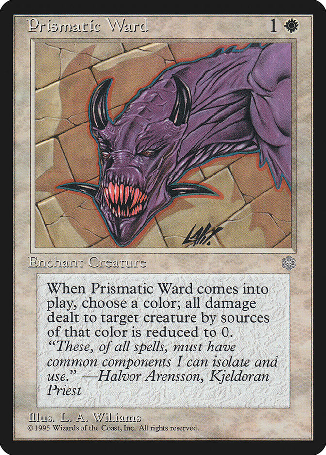 Prismatic Ward [Ice Age] MTG Single Magic: The Gathering    | Red Claw Gaming