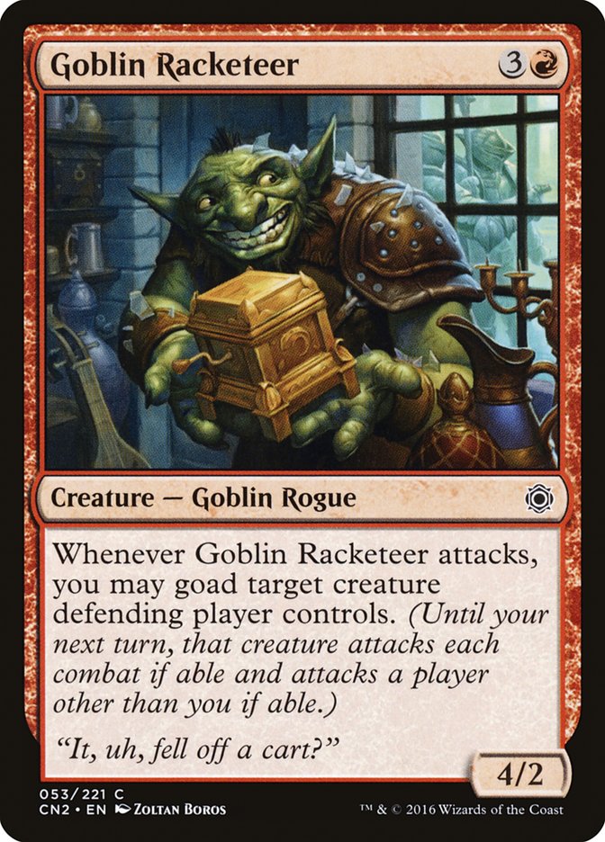 Goblin Racketeer [Conspiracy: Take the Crown] MTG Single Magic: The Gathering    | Red Claw Gaming