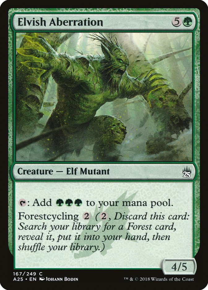 Elvish Aberration [Masters 25] MTG Single Magic: The Gathering    | Red Claw Gaming