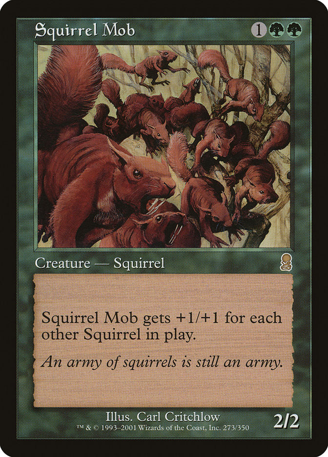 Squirrel Mob [Odyssey] MTG Single Magic: The Gathering    | Red Claw Gaming