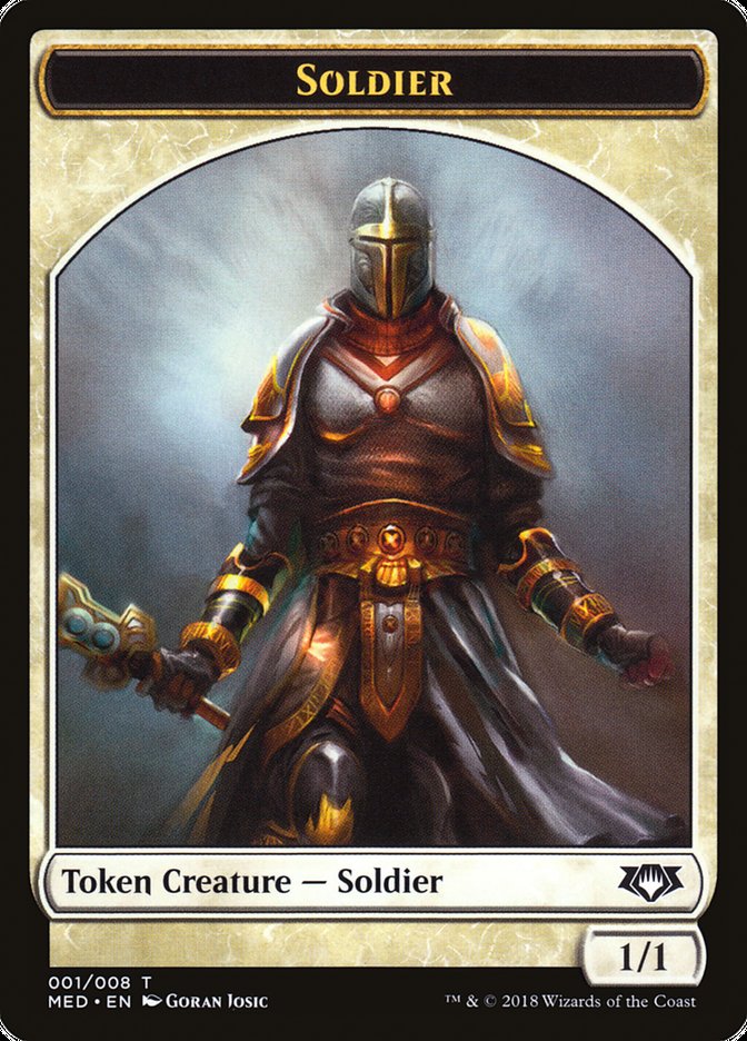 Soldier Token [Mythic Edition Tokens] MTG Single Magic: The Gathering    | Red Claw Gaming