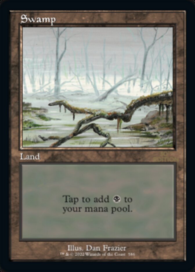 Swamp (Retro) (586) [30th Anniversary Edition] MTG Single Magic: The Gathering    | Red Claw Gaming