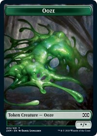 Ooze // Tuktuk the Returned Double-Sided Token [Double Masters Tokens] MTG Single Magic: The Gathering    | Red Claw Gaming